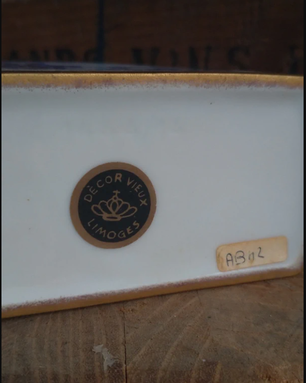 Dècor Vieux Limoges Atelier Porcelaine d'art label de qualite