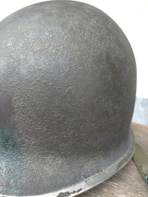 M1 LT Officer Helmet US Army Italian Campaign WWII