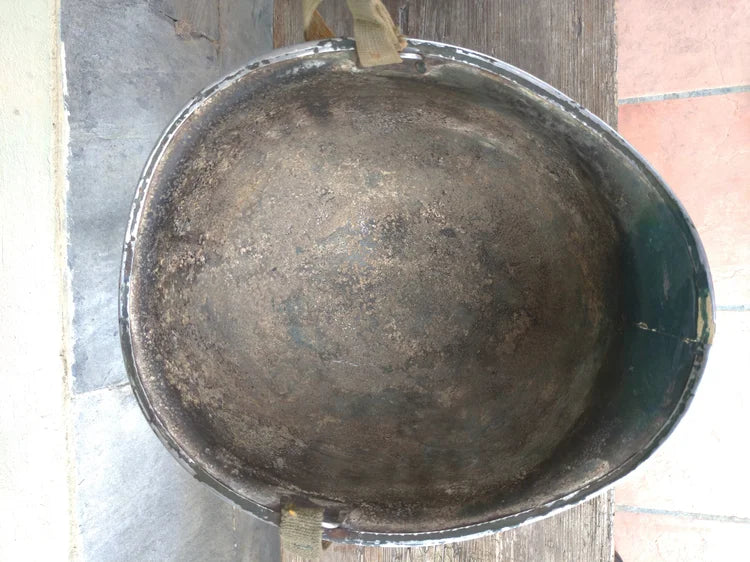 M1 LT Officer Helmet US Army Italian Campaign WWII