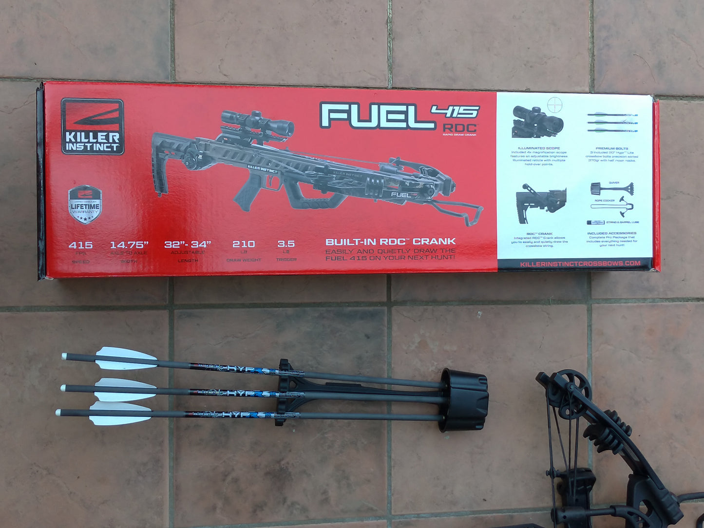 Balestra KILLER INSTINCT FUEL 415 RDC Compound Crossbow