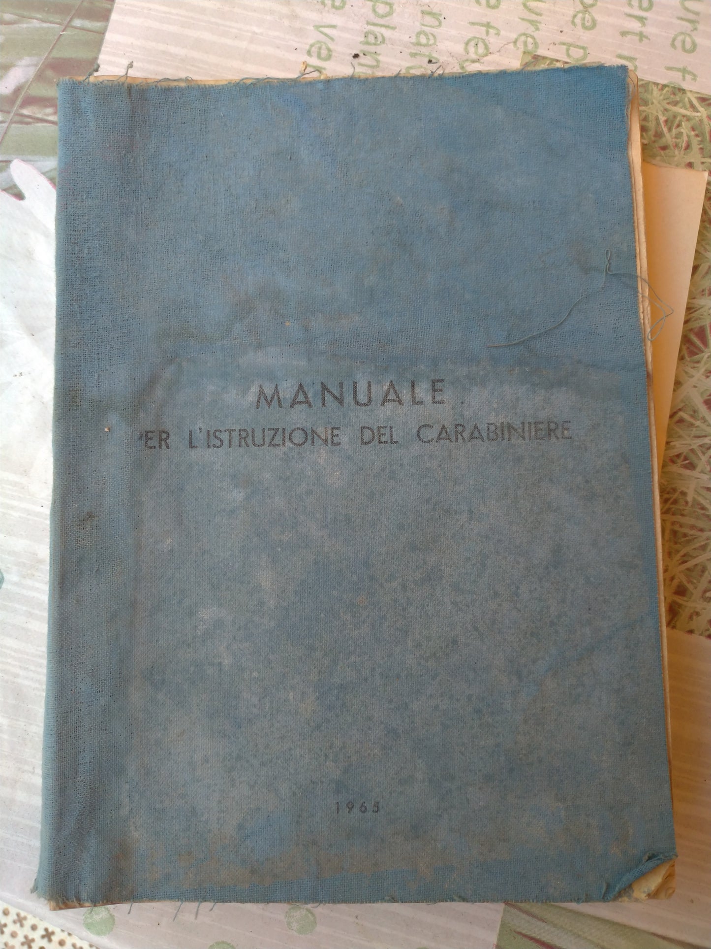 MANUALE per L'ISTRUZIONE del CARABINIERE
