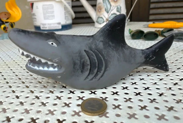 1990s Squalo in Gomma Figure Vintage