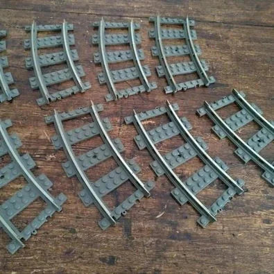 Lego 4520 Binario curvi 9V rotaie treno 1991 binar