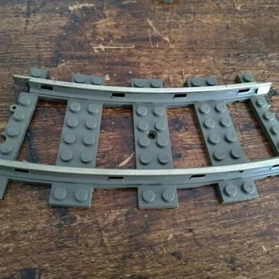 Lego 4520 Binario curvi 9V rotaie treno 1991 binar