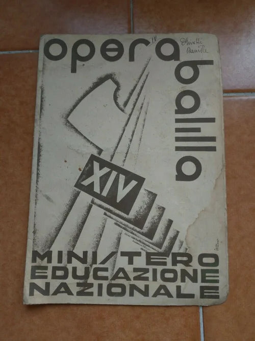 Olivetti Meugliano Vico Canavese Pagella 1935 36