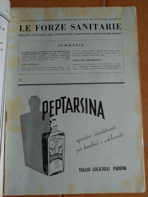 30 Giugno 1941 XIX LE FORZE SANITARIE N 12 Anno X ITALIA FASCISTA