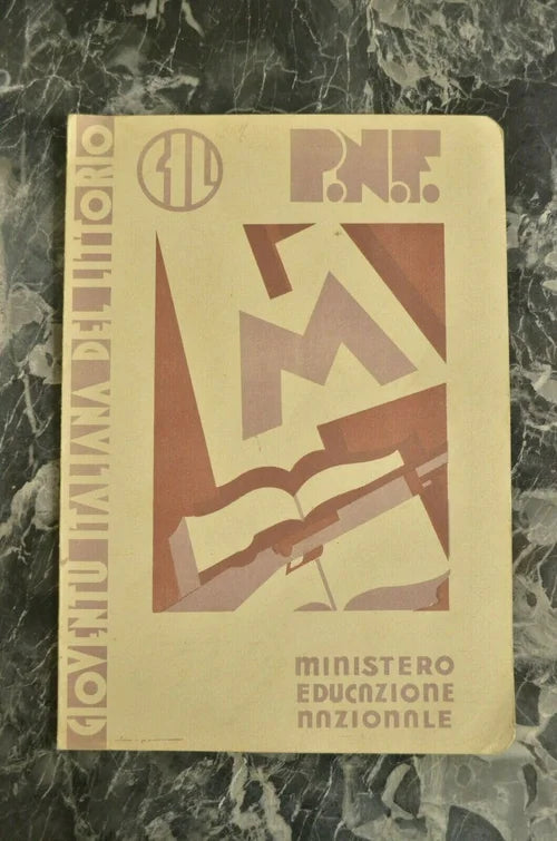3 pagelle Balilla Vercelli 1936 1937 1938 1939