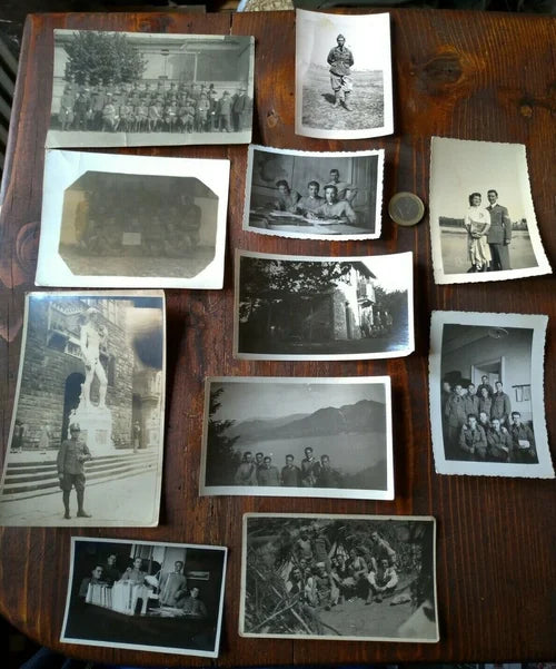 Lotto Foto REGIO ESERCITO ITALIA WW1 1894 WW2 Divisa 34 REI Soldati Truppa 909