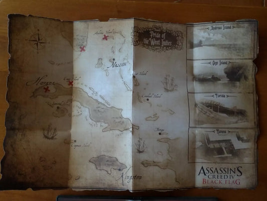 Mappa del Tesoro Pirata Collector Edition ASSASSIN'S CREED IV Black Flag PS3