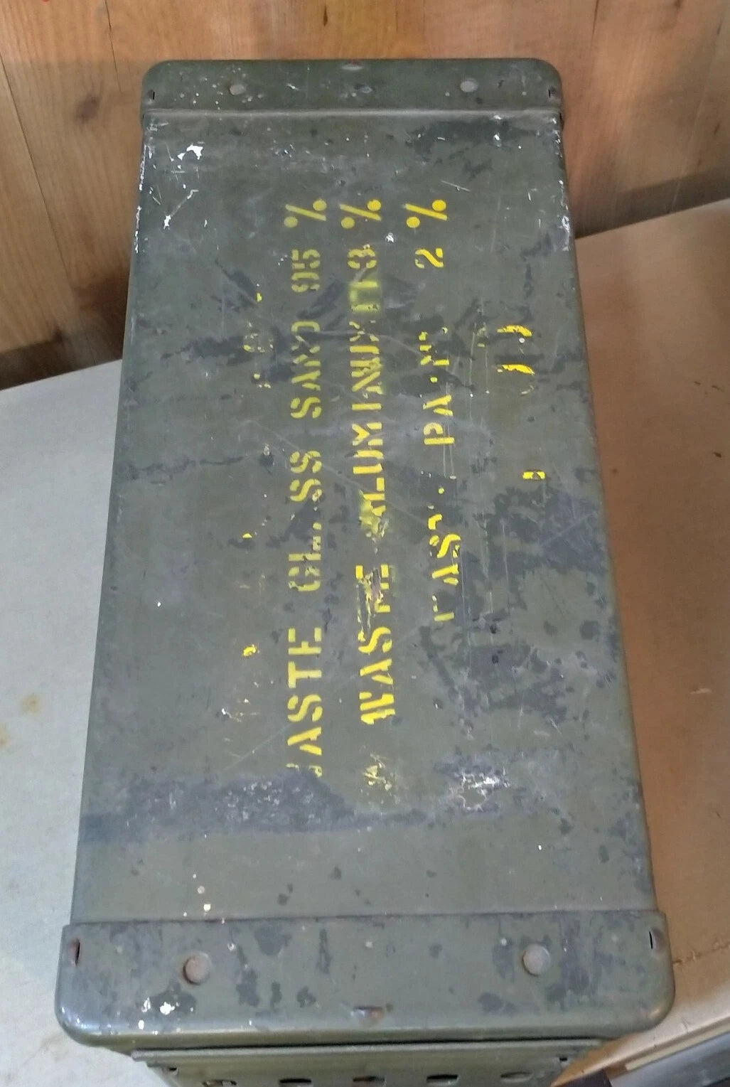 Cassa Cal 50 Munizioni Stagna Esercito US Army Italia Industriale Militare