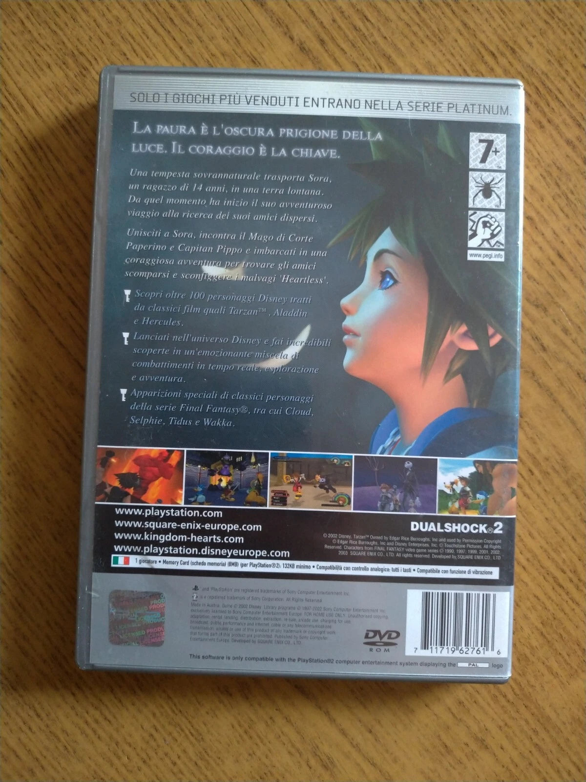 Kingdom Hearts PS2 Playstation 2 Disney