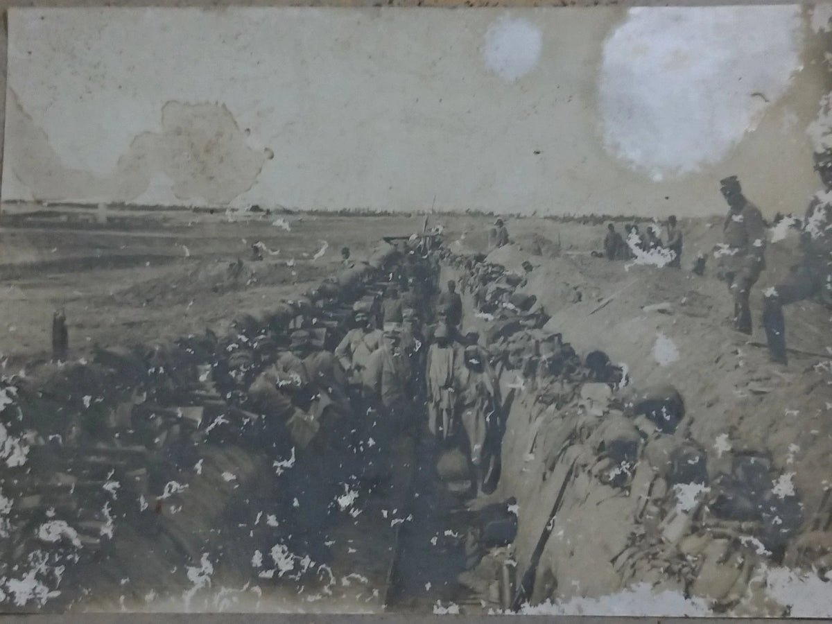 Trincea Guerra Italo Turca Libia 1911 Regio Esercito Italiano 34 x 25