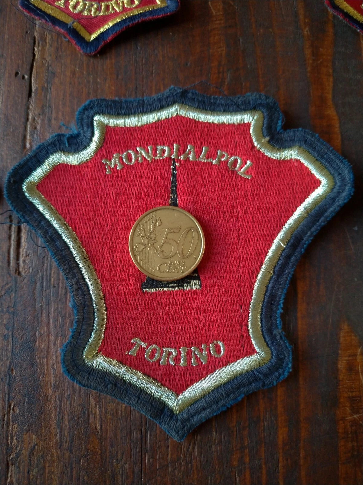 Mondialpol Torino Vigilanza Mole Antonelliana Distintivo GPG Guardia Giurata
