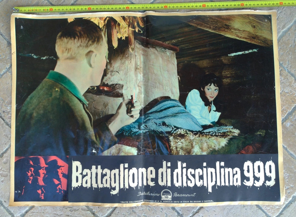 Battaglione di Disciplina 999 Paramount Manifesto Cinema Vintage Locandina Film