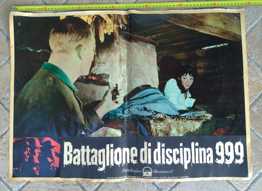 Battaglione di Disciplina 999 Paramount Manifesto Cinema Vintage Locandina Film