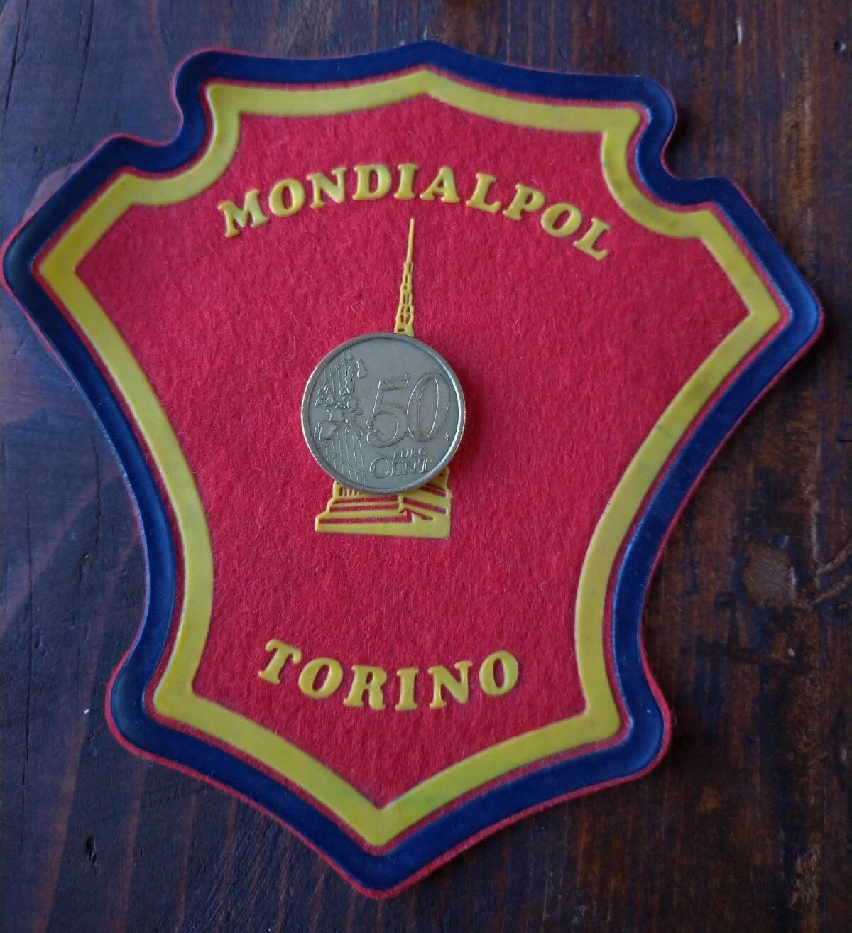 Mondialpol Torino Vigilanza Distintivo Mole Antonelliana Guardia Giurata GPG
