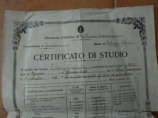 TAVAGNASCO SETTIMO VITTONE 1936 BALILLA TORINO PIEMONTE ONB
