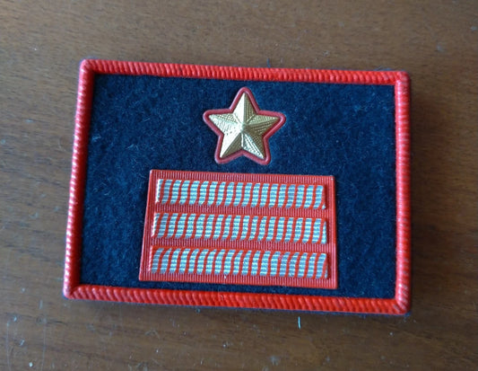 Patch Toppa Velcro Distintivo Maresciallo Maggiore Militare