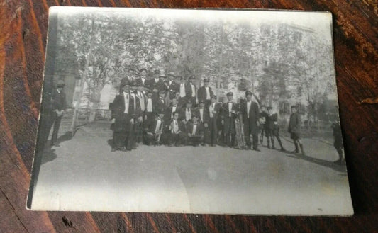 NAPOLI Fanfara Municipale Via Carlo de Cesare Foto Epoca 900