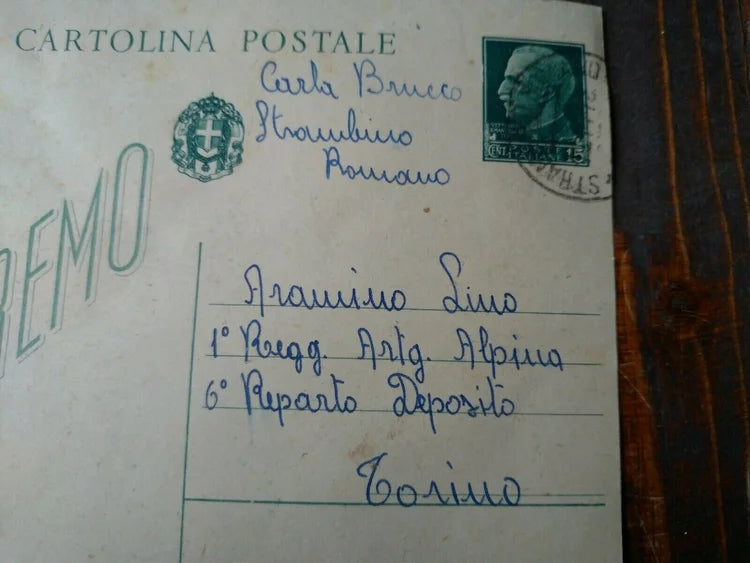 1 Rgt Artiglieria Alpina STRAMBINO TORINO 1942