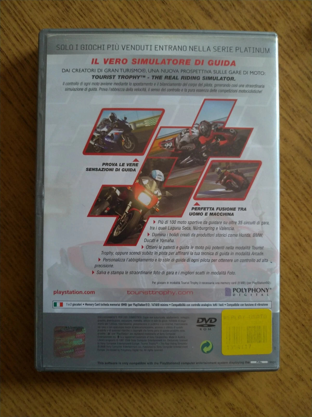 Tourist Trophy dagli autori di Gran Turismo PS2 Playstation 2