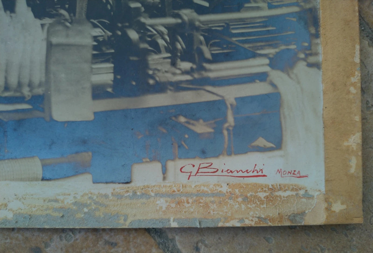 Monza Fabbrica Tessile 70x50 Gigantografia 1890s 1900s