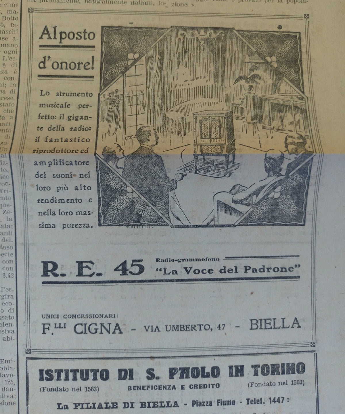 IL BIELLESE 1931 4 Giugno Biella Fascista