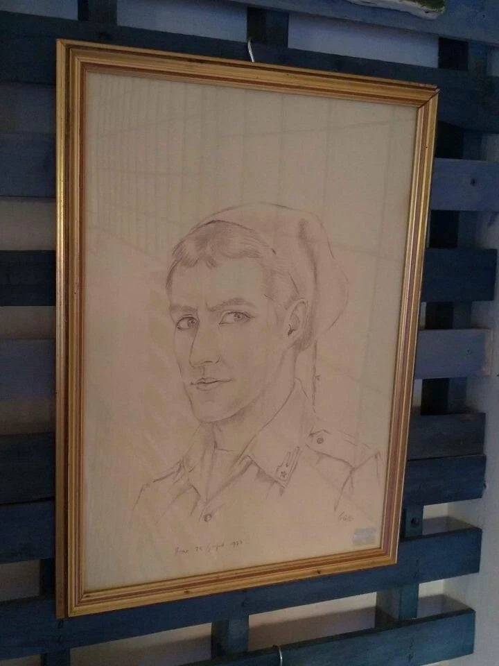 Bersagliere ritratto disegno a matita