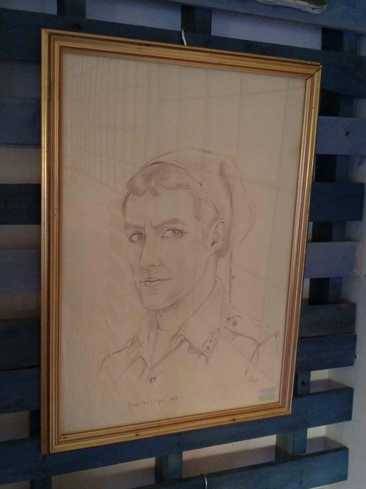 Bersagliere ritratto disegno a matita