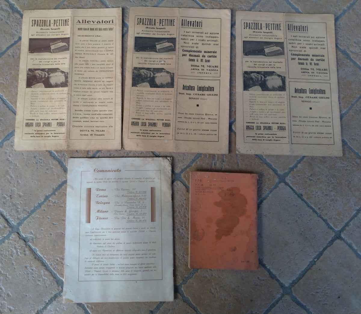 Catalogo 1941 1943 RIVISTE ALLEVAMENTI REDDITIZI ALLEVAMENTO ANIMALI DA CORTILE