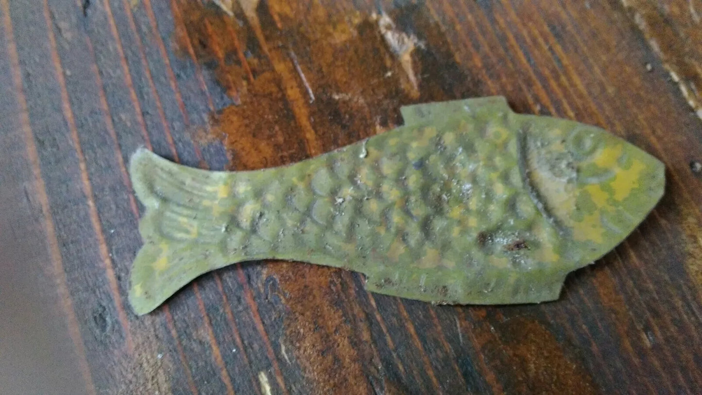 Antico giocattolo in latta Vintage Pesce