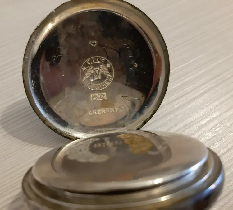 LONGINES ARGENTO Orologio da Tasca Cipolla Funzionante Pocket Watch Meccanico