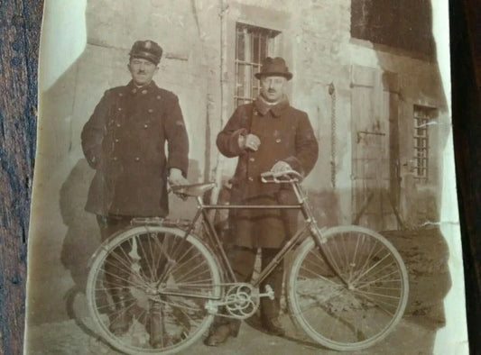 Bici DENTI 1900 Casa Erba Montalbino Foto CICLISMO Bicicletta Epoca fine 800 inizio 900