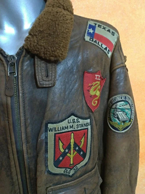 JACKET TYPE G-1 AVIREX US NAVY AIR FORCES TOP GUN