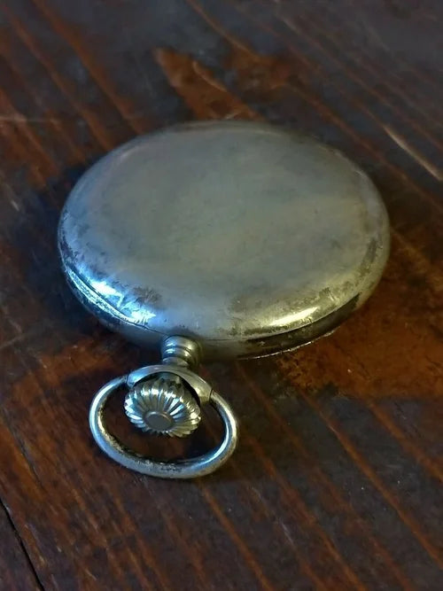 LONGINES ARGENTO Orologio da Tasca Cipolla Funzionante Pocket Watch Meccanico