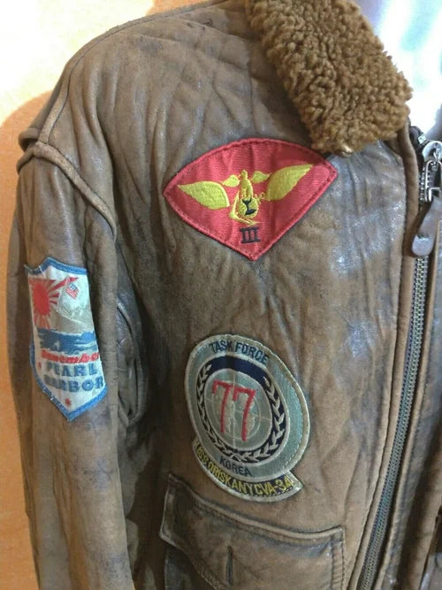 JACKET TYPE G-1 AVIREX US NAVY AIR FORCES TOP GUN