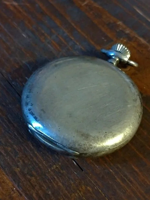 LONGINES ARGENTO Orologio da Tasca Cipolla Funzionante Pocket Watch Meccanico
