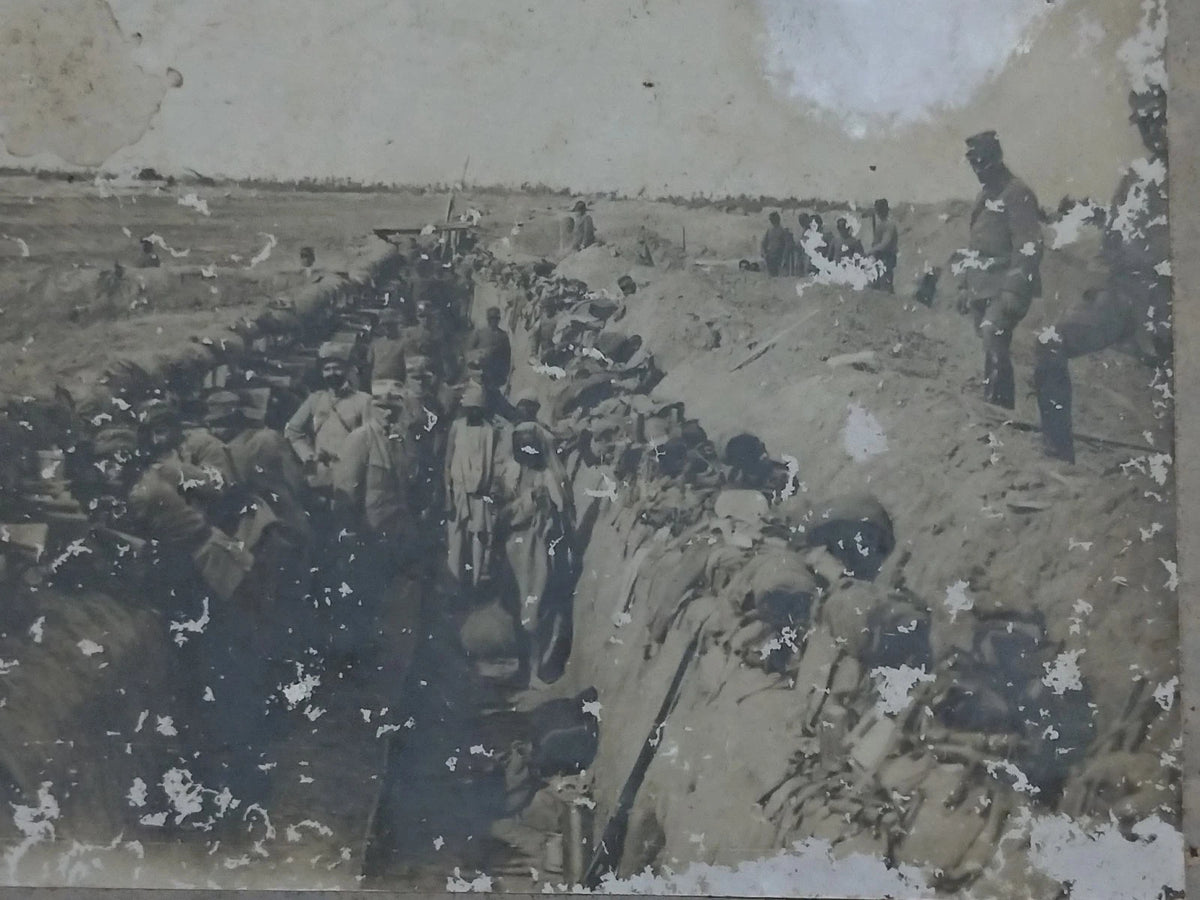 Trincea Guerra Italo Turca Libia 1911 Regio Esercito Italiano 34 x 25
