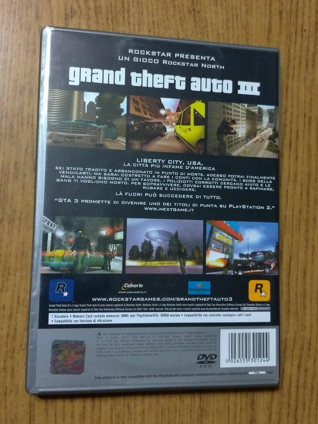 Grand Theft Auto III Liberty City Stories GTA PS2 Playstation 2 Rockstar Games