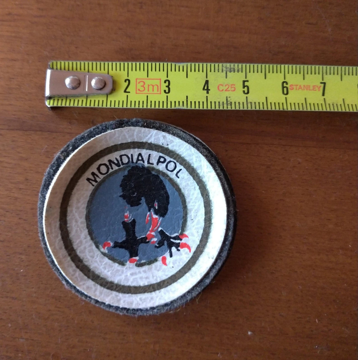 MONDIALPOL Vigilanza Patch Toppa Velcro Aquila Distintivo GPG Guardia Giurata