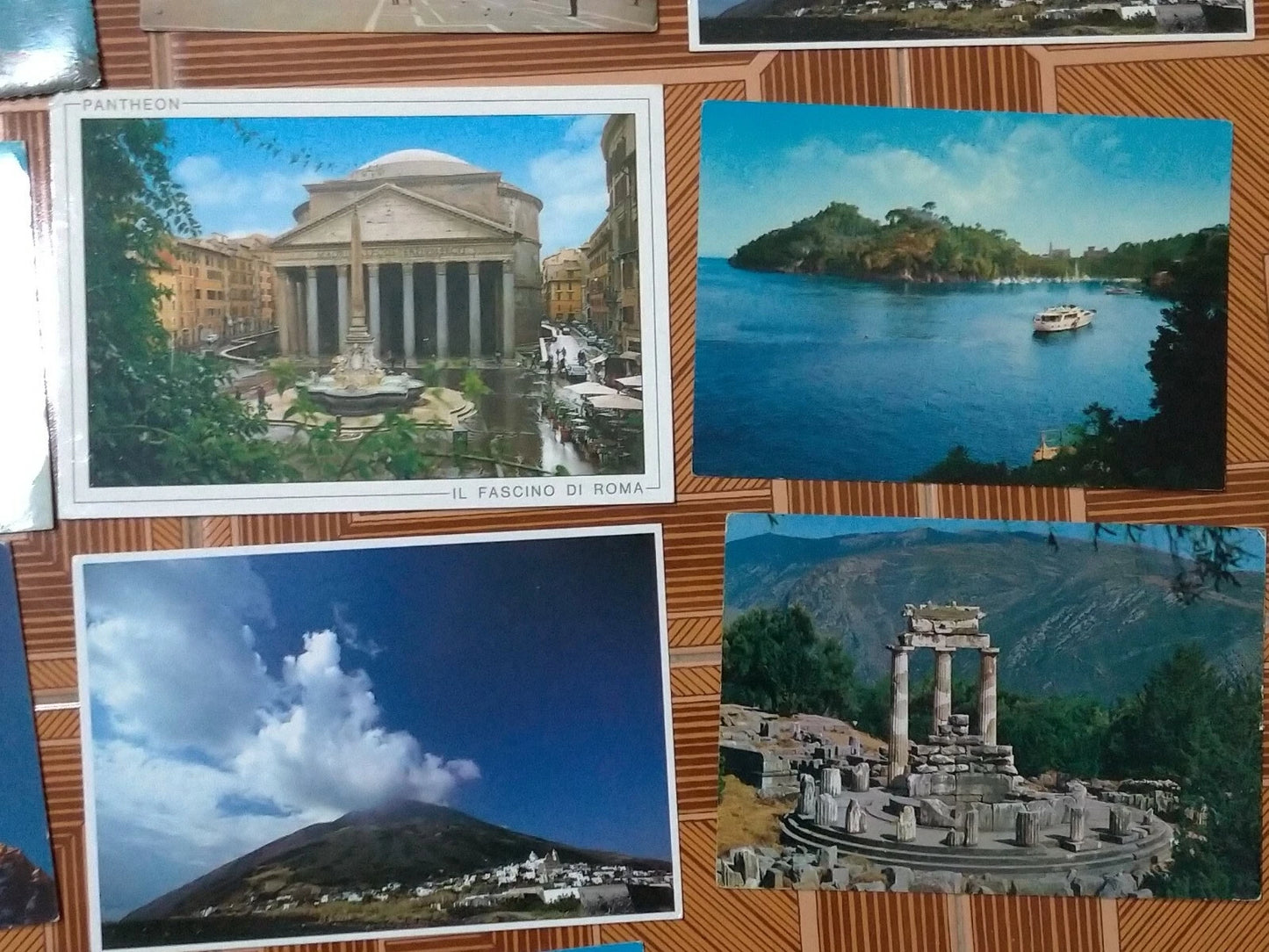13 Cartoline Vintage NON Viaggiate ROMA VENEZIA ALPI LAGO MAGGIORE ORTA EOLIE