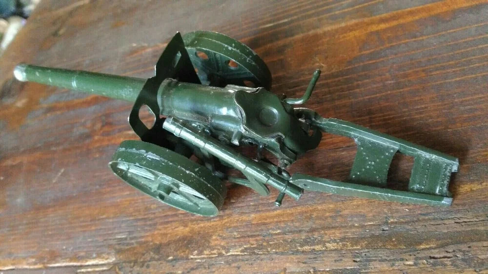 Cannone Giocattolo Metallo Britains Ltd Patent 34218/30 Vintage Toy