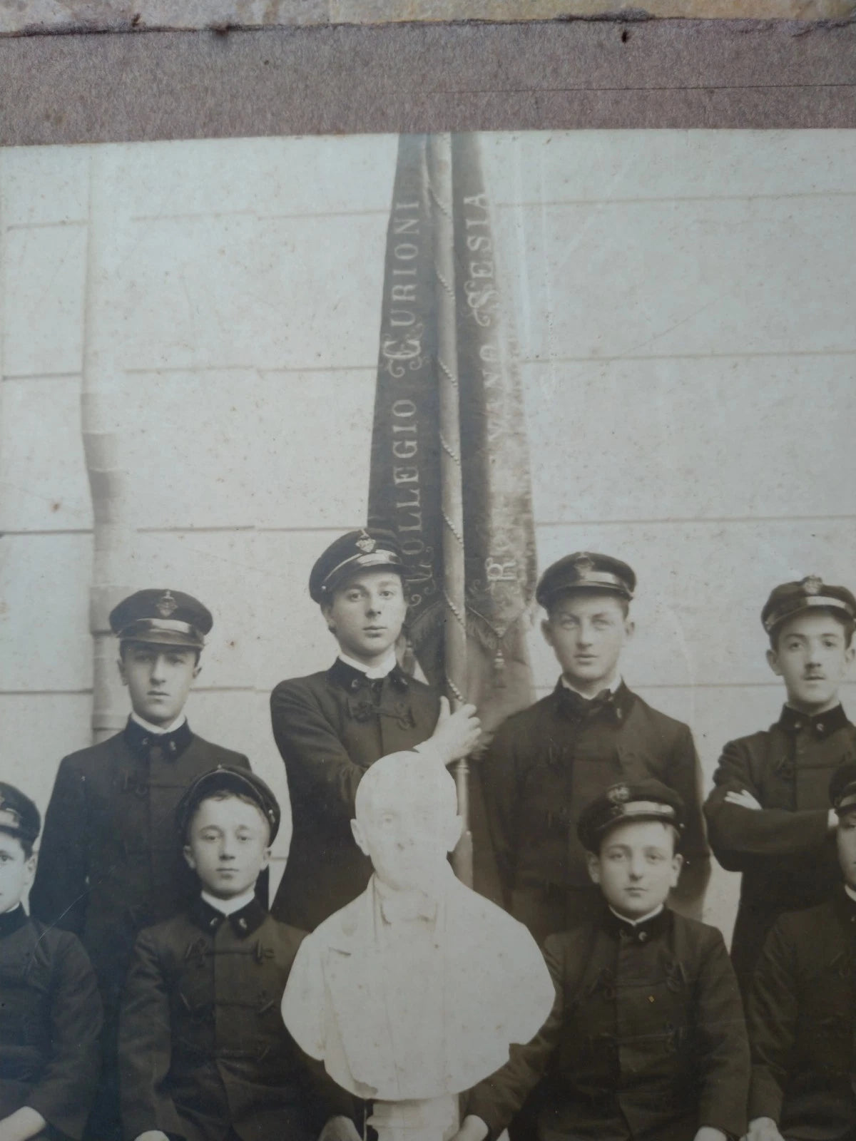 Collegio convitto Curioni Romagnano Sesia Giuseppe 1880s 1890s 1900s Uniformi