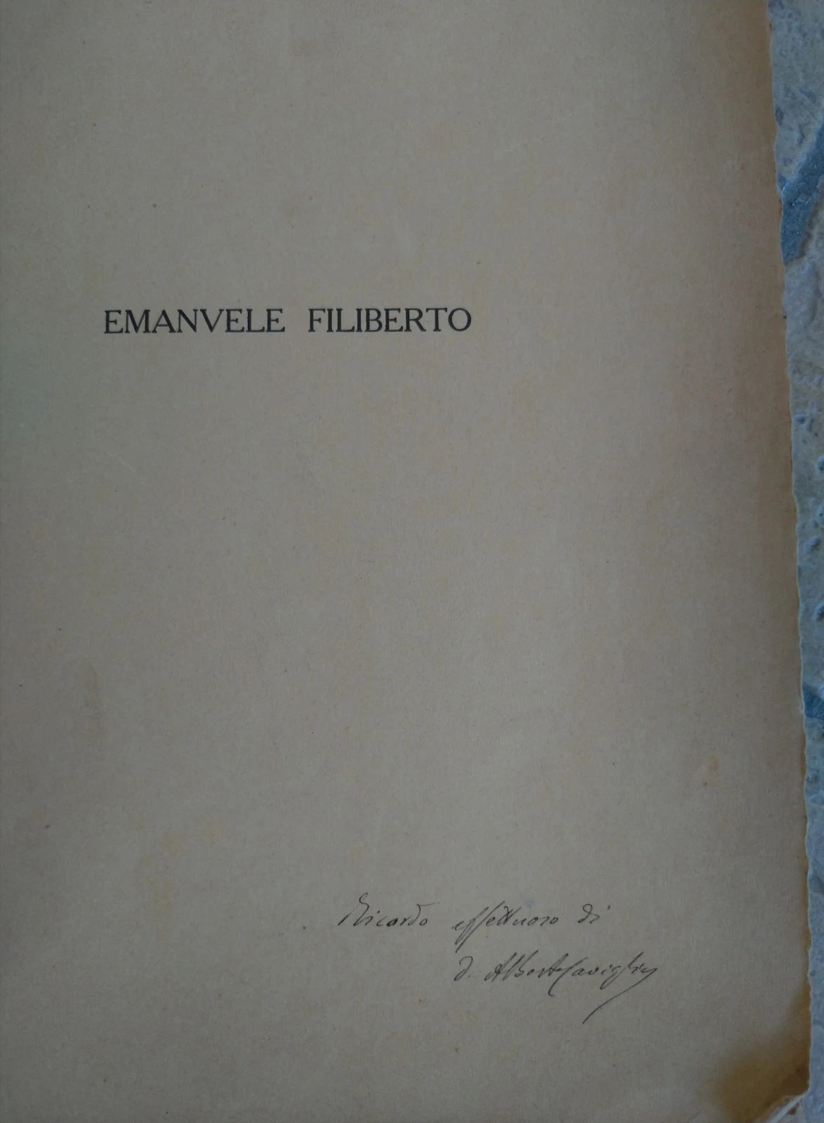 Emanuele Filiberto Profilo Religioso Sindone Regno d'Italia Savoia