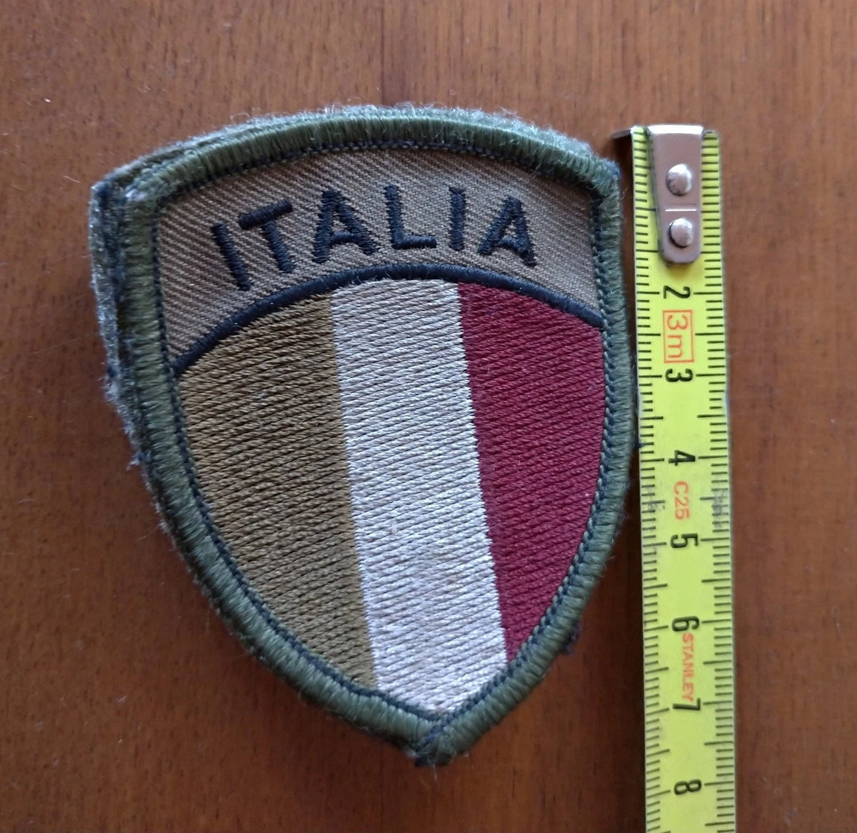 Patch Toppa Velcro ITALIA Esercito Italiano Tricolore