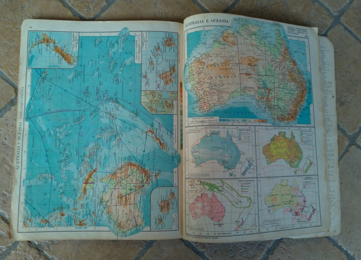Nuovo Atlante Geografico Moderno - Istituto De Agostini Novara