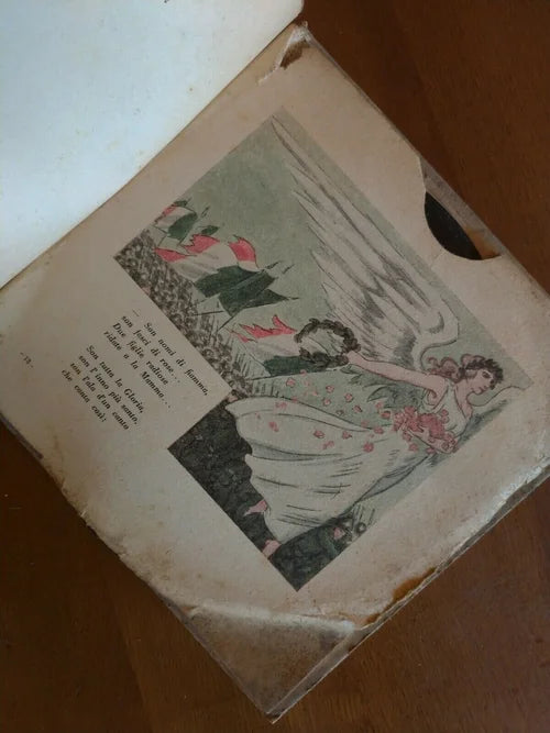 1918 Dischi Grammofono Bebè Racconta la Guerra COLUMBIA