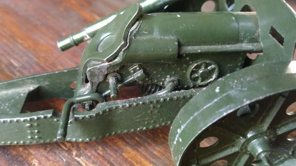 Cannone Giocattolo Metallo Britains Ltd Patent 34218/30 Vintage Toy