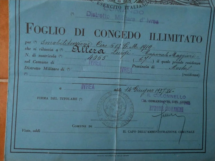 2° RGT GRANATIERI di SARDEGNA CARSO Quota 241 Ferito IVREA Regio Esercito