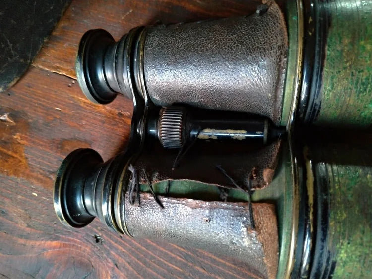 BINOCOLO MILITARE fine '800 OTTONE REGIA MARINA Umbertina